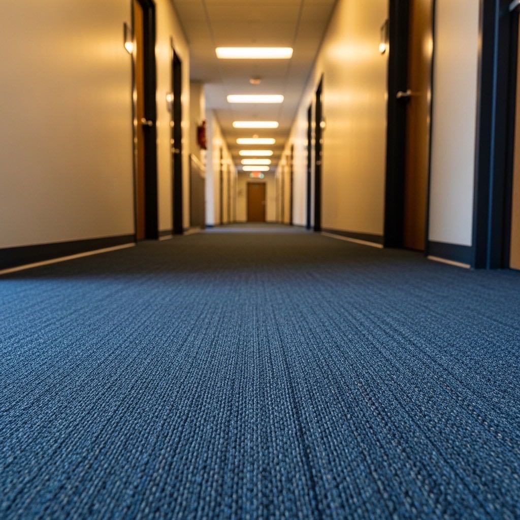 Commercial low-pile office carpet